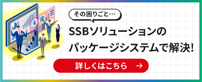その困りごと…SSBソリューションのパケージシステムで解決!